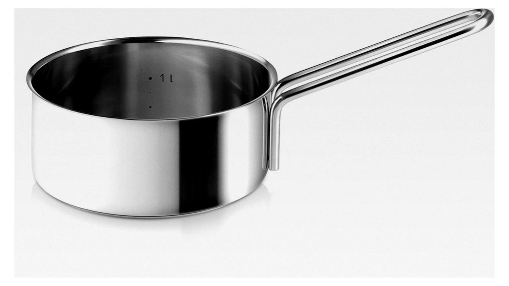 Eva Trio | Stielkasserolle aus Edelstahl 1,3 l 16 cm | Ideal für Gerichte, die umgerührt werden müssen