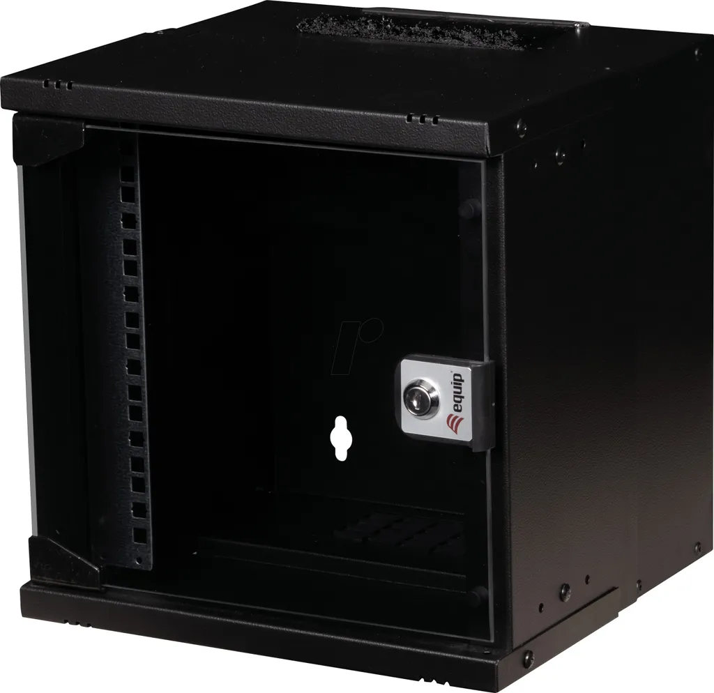 Vetrinetta Rack 10 Pollici 6U Equip EWM-06-3030-B Nero | Robusta