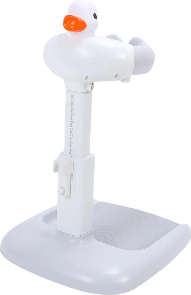 Support baignoire bébé pliable et réglable en hauteur, design gris - 3