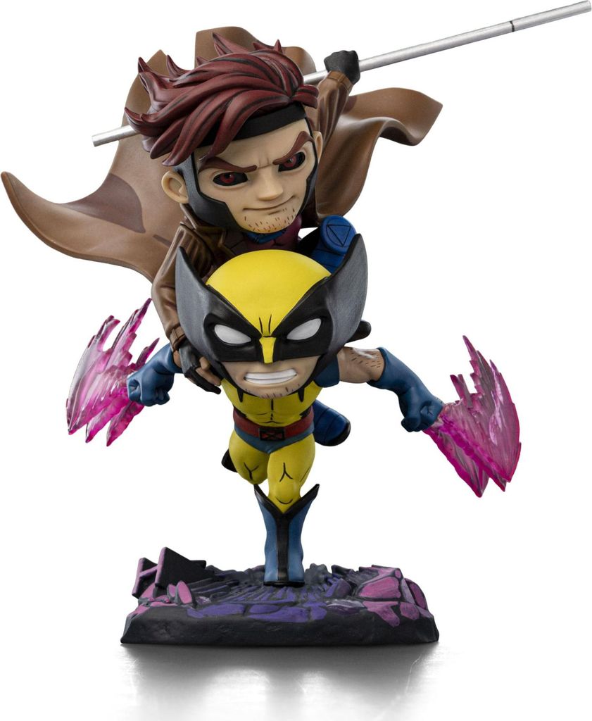 Iron Studios X-Men 97 – minifigurki Gambita i Wolverine'a Zdjęcie produktu 