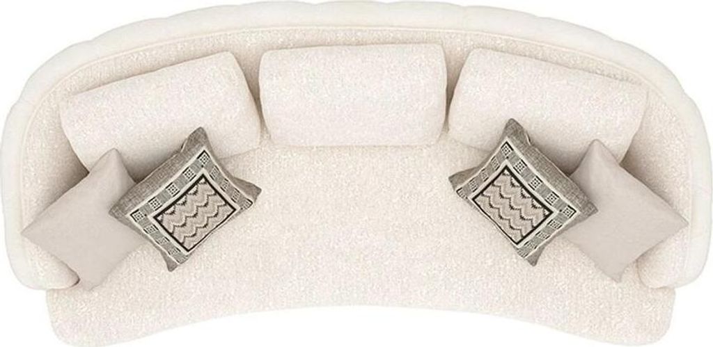 Luxus Sofa Dreisitzer Design Weiß Polstermöbel Modern Wohnzimmer Neu Einrichtung
