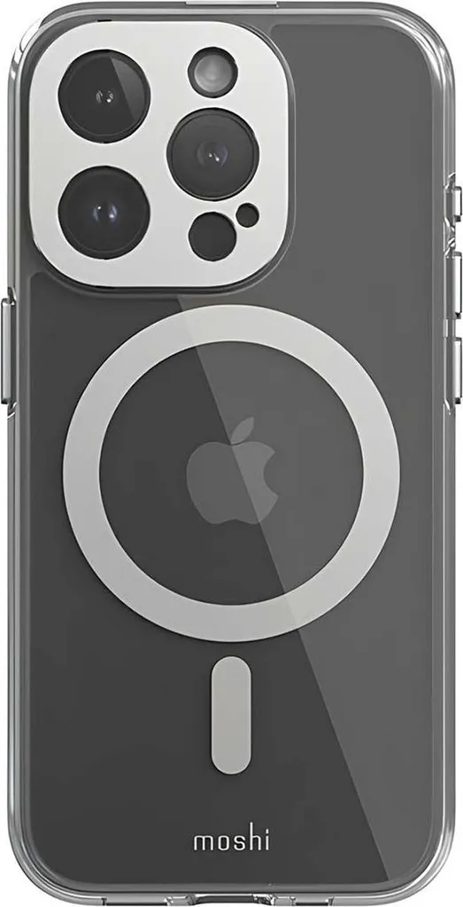 Custodia Moshi iGlaze iPhone 15 Pro Argento Luna MagSafe - Disponibile