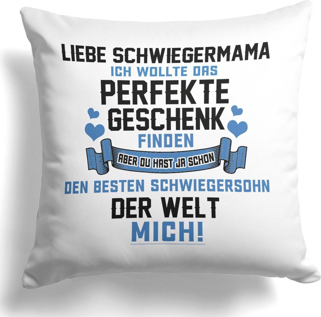 22Feels Schwiegermama Geschenk von Schwiegersohn Bräutigam Hochzeit Deko Mutter Der Braut Frauen Kissen Dekoration Wohnaccessoires Wohnzimmer Schl...