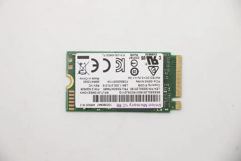 Améliorer stockage PC Lenovo avec SSD 512 Go M.2 2242 PCIe 5SS0W79485
