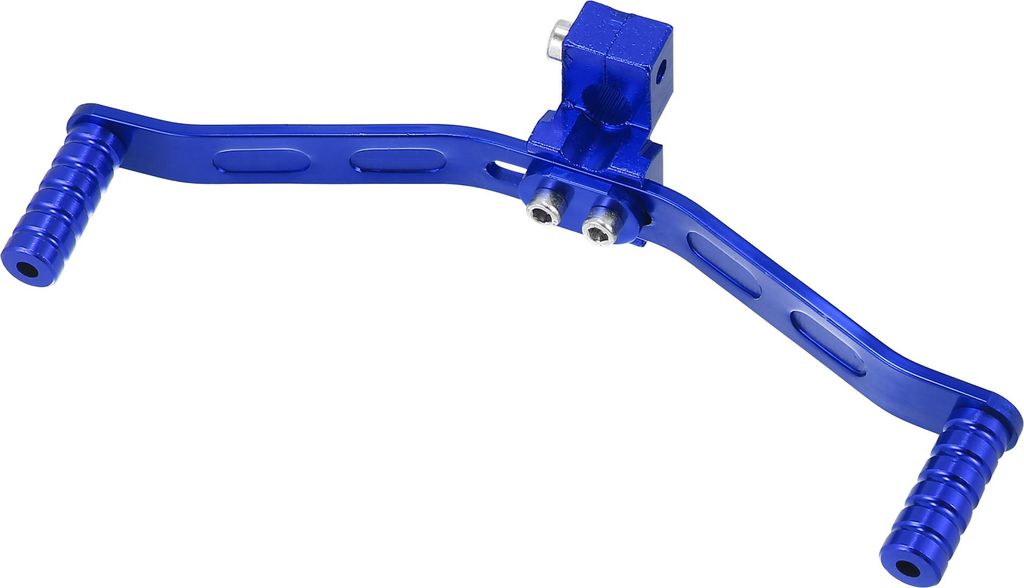 Motorrad Zweiwege Schalthebel Fußstütze Pedal Shifter Blau