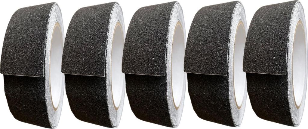 Klebeband Antirutschband Gripband 50mmx5m Selbstklebend Anti Rutschband 5 Stück