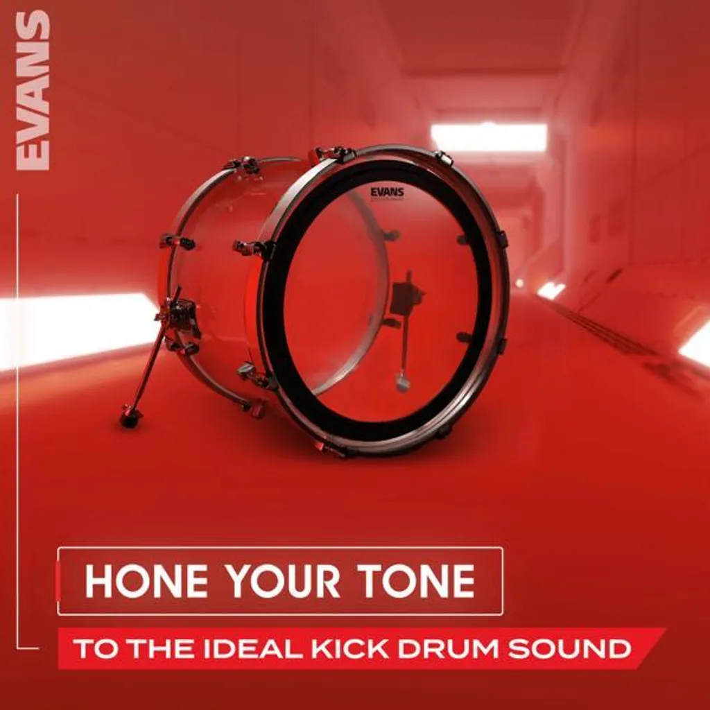 Evans EMAD Bassdrum Clear 20 Peau de Grosse Caisse Transparente BD20EMAD