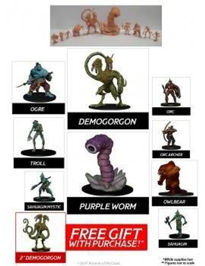 D&D Figurines Icônes des Royaumes Coffret Créatures Classiques Set Complet