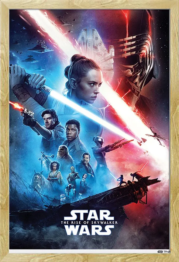 Poster Star Wars encadré sans risque de casse : Vitre Acrylique & MDF