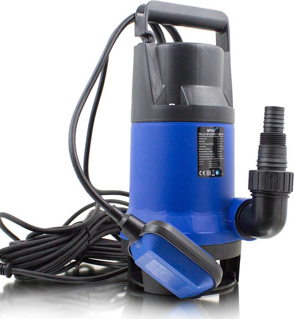 Bituxx Tauchpumpe 1100 Watt, blau, MS-15827 Produktbild 