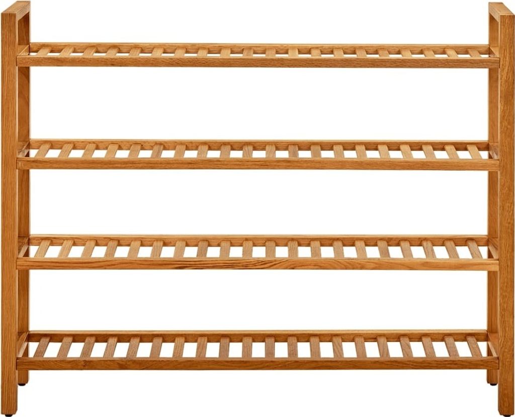 vidaXL Étagère à chaussures avec 4 étages 100x27x80 cm Image du produit 