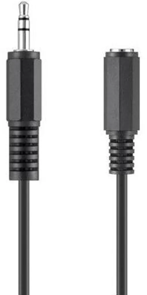 Belkin BLK0073A Cavo Audio Jack 3.5mm Prolunga Maschio Femmina Nero