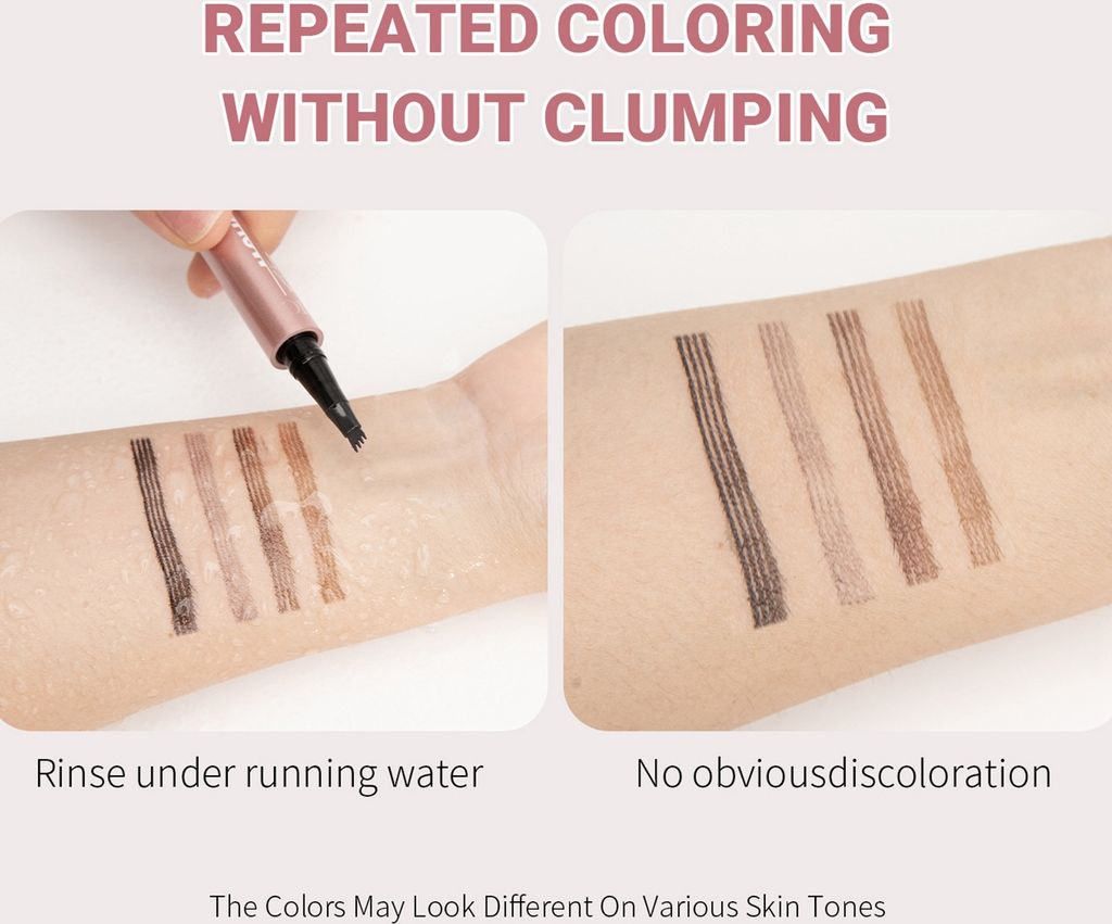 Microblading Augenbrauenstift – Farbe 02 Mocha, Für Natürliche Strich-Optik