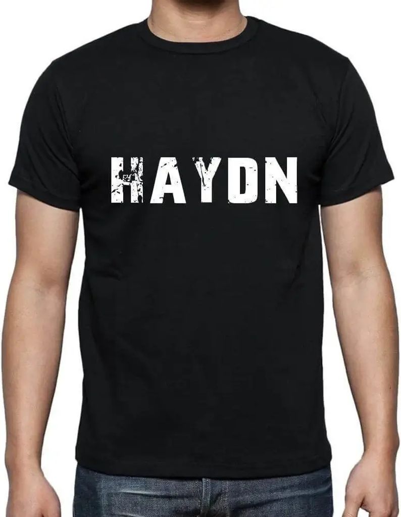 Herren Grafik T-Shirt Haydn Öko-Verantwortlich Vintage Jahrgang Kurzarm Lustige Druck Geburtstag Geschenk Mann