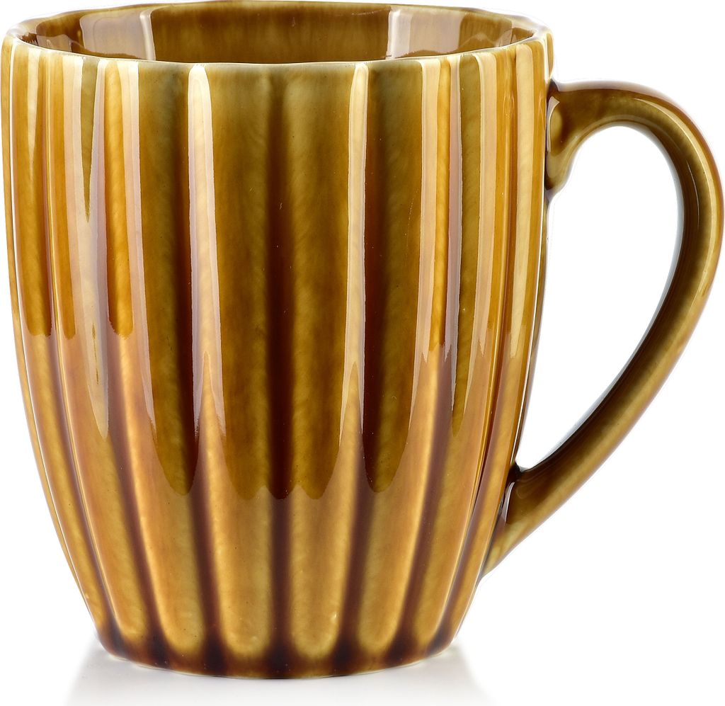 Becher Keramik EVIE Honey 8,7 x 11,5 x 10 cm Dunkelbraun 1 Stück