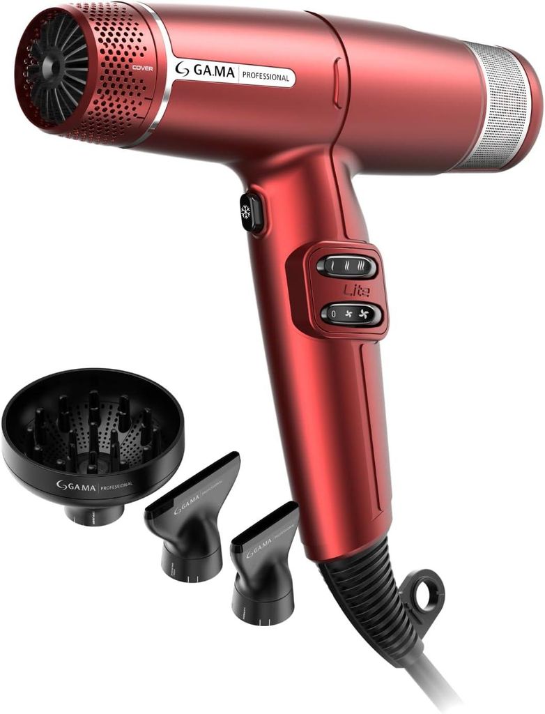 Haartrockner Leistung 1600W, 110.000 U/min – Oxy Active Technologie für Glanz und langanhaltende Farbergebnisse – Doppelter Filter – Ultrale...