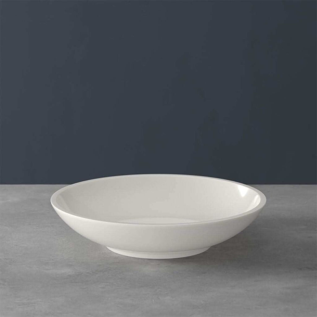 6 Assiettes Creuses Villeroy & Boch Artesano - Porcelaine Premium 25 Cm, Design épuré Avec Touches Naturelles - 6