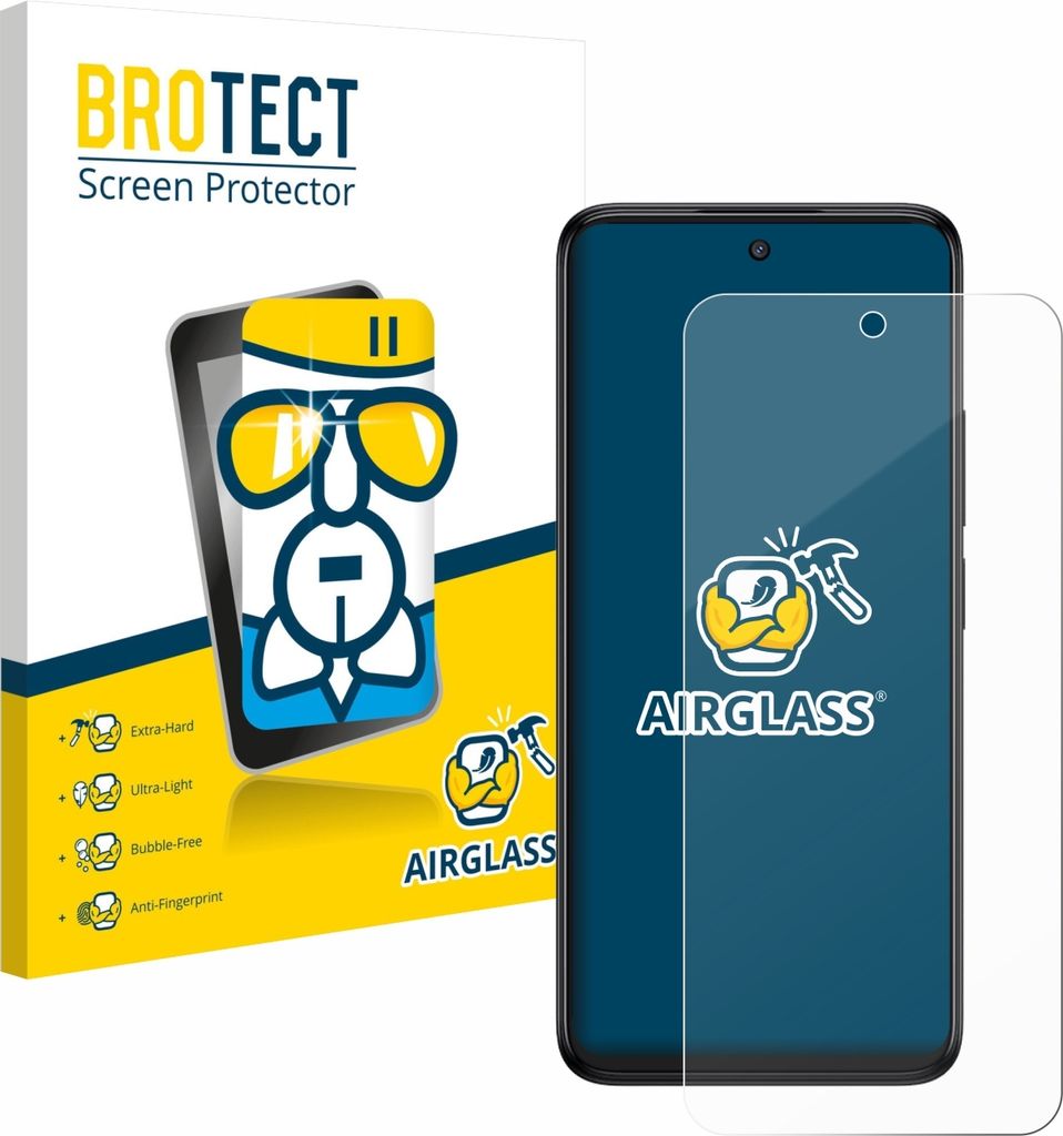 BROTECT Schutzglas für TCL 60R Schutzfolie Panzer Folie Glas Display Schutz klar