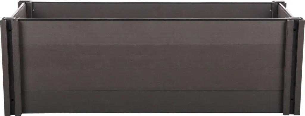 Jardinière surélevée G21 Crop 143x68x54 cm Ebony pour balcon et jardin