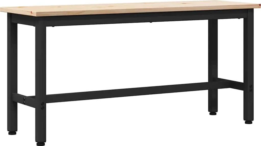 Panca da pranzo Natur 100 x 32,5 x 49 cm Legno di pino massiccio