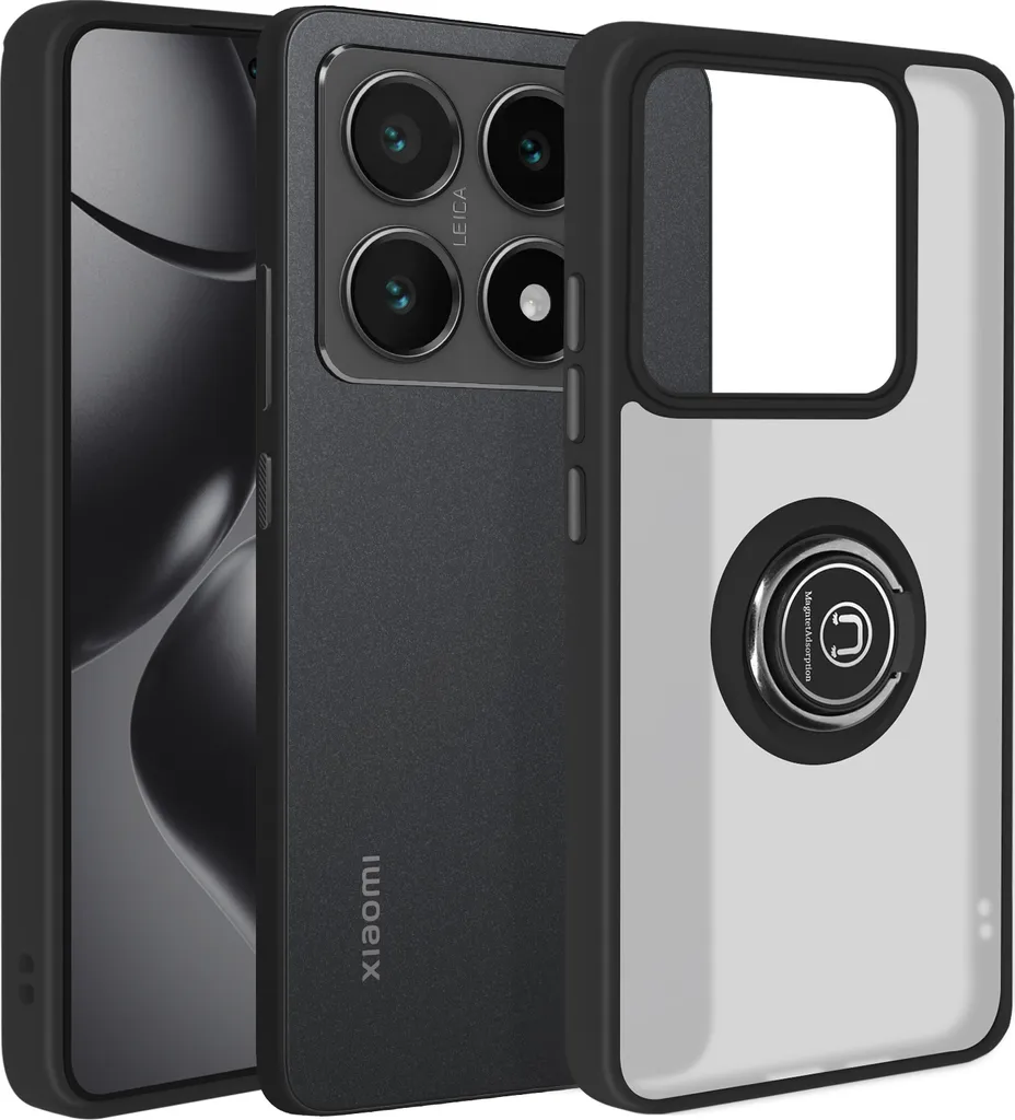 Custodia Professionale Avizar per Xiaomi 14T - Anello e Supporto - 1