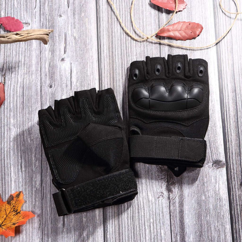 L Handschuhe Halbfinger Taktische Fingerlose Handschuhe für Produktbild 6