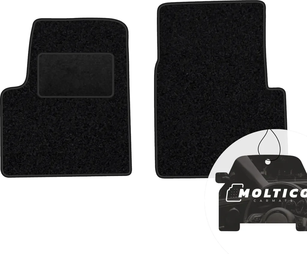 Tappetini Auto in Velluto Nero Renault Espace II 1991-1996 moto-MOLTICO