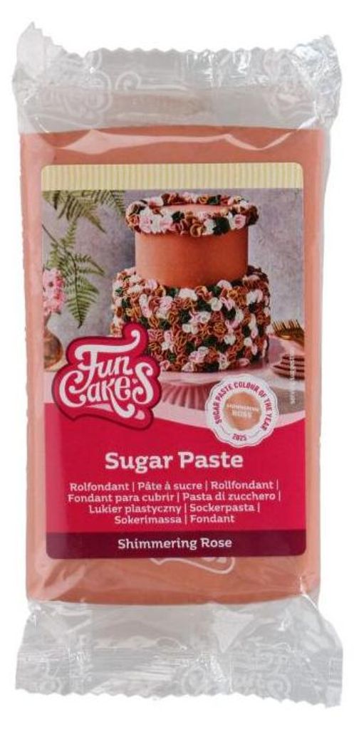 FunCakes Rollfondant Shimmering Rose 250 g Produktbild 
