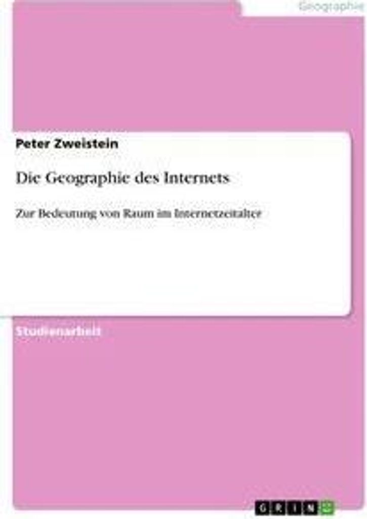 Die Geographie des Internets