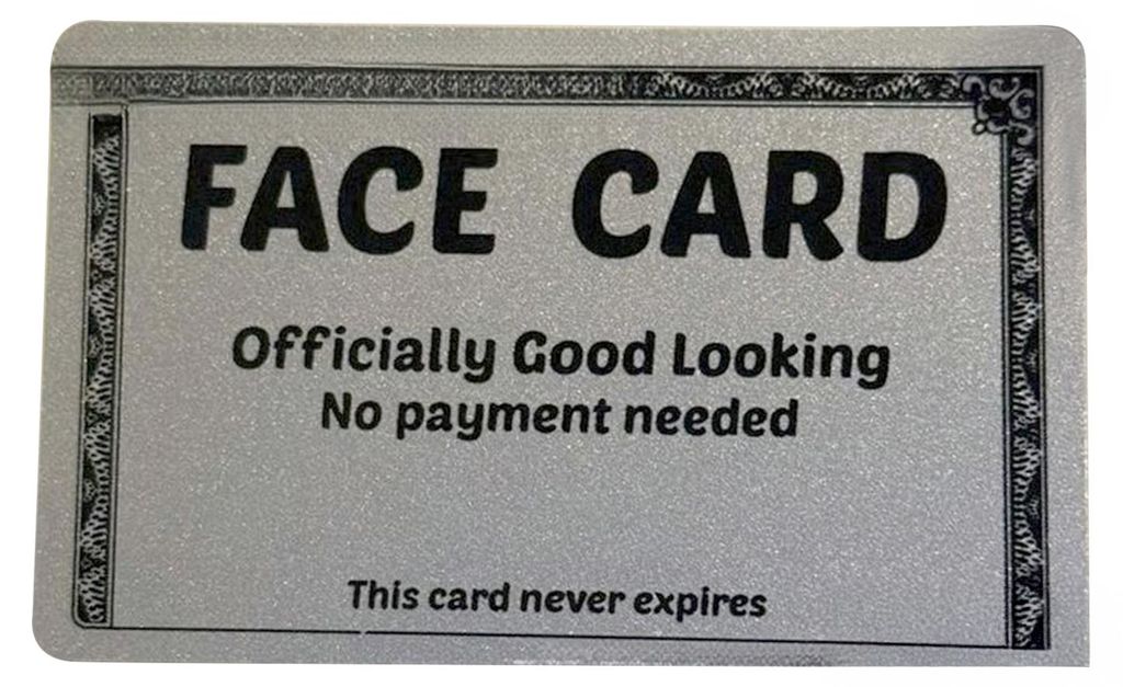 Hinterlassen Sie eine humorvolle Empathiekarte im Brieftaschenformat aus robustem PVC – Kommunikationskarten für ruhige Gespräche und zum Knüp...