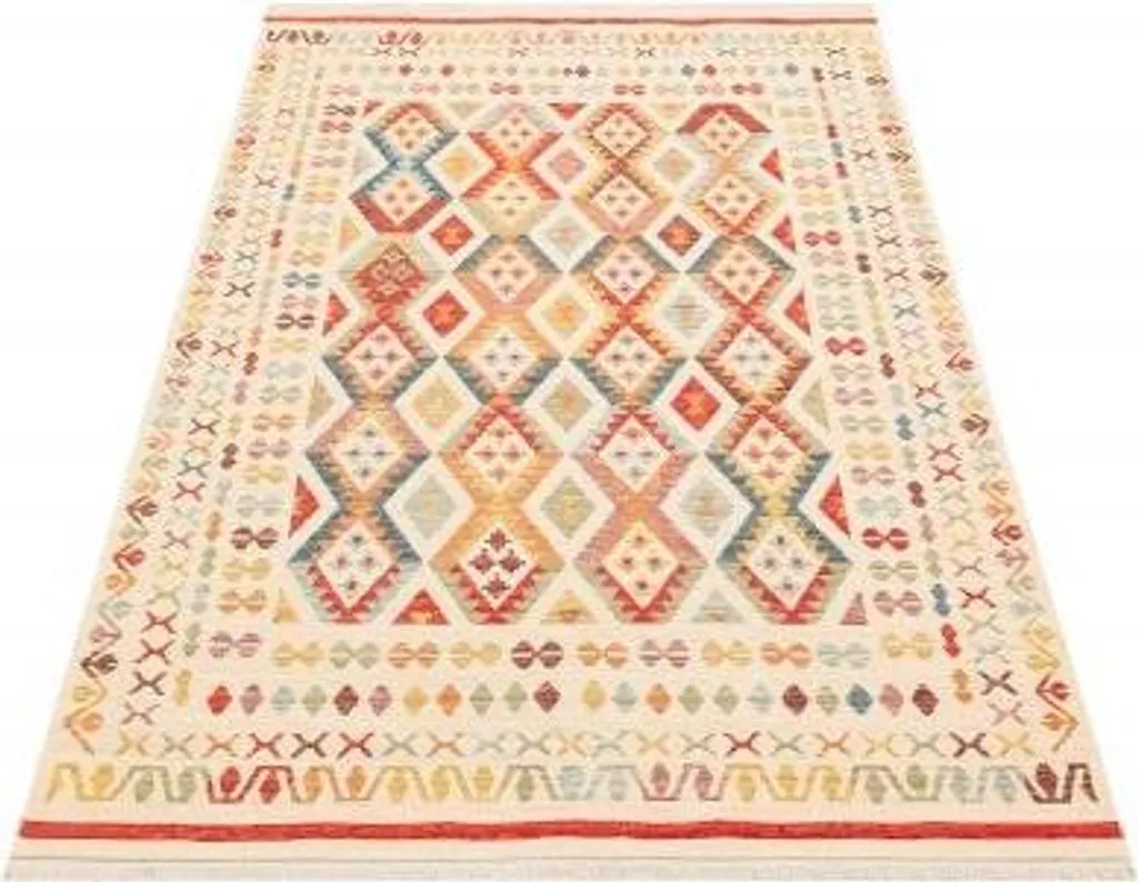 Tapis Kelim Nomad 08 Antistatique 80x150 cm - Entretien Facile Multi