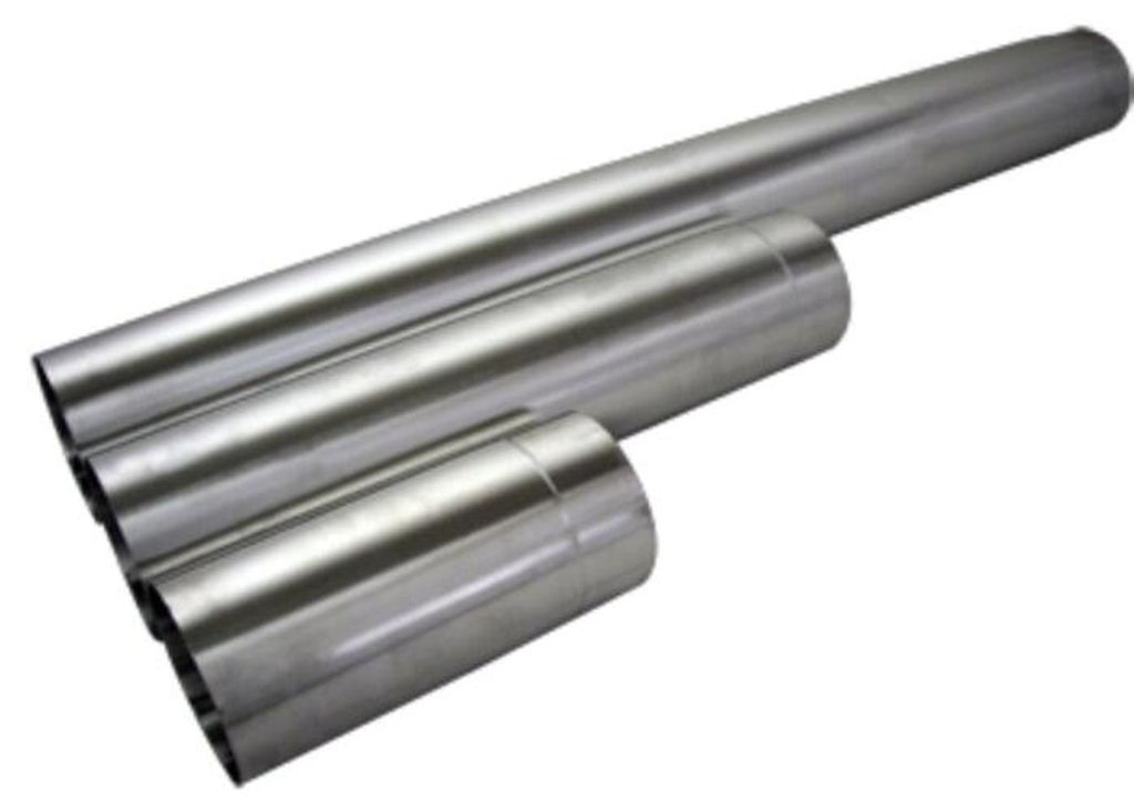 Bertrams Alu Abgasrohr 14RL500-90 500 mm, Ø 90 mm x 0,7 mm Produktbild 