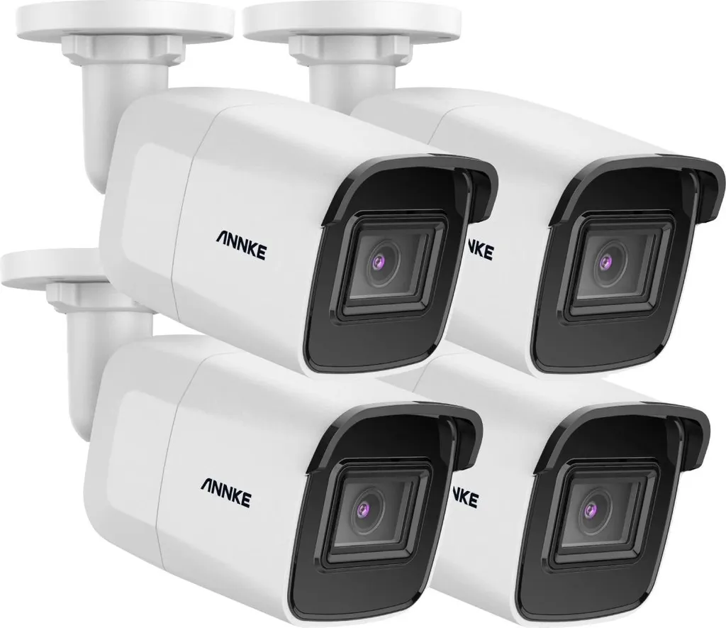 Système de vidéosurveillance 4K POE avec caméras vision nocturne EXIR