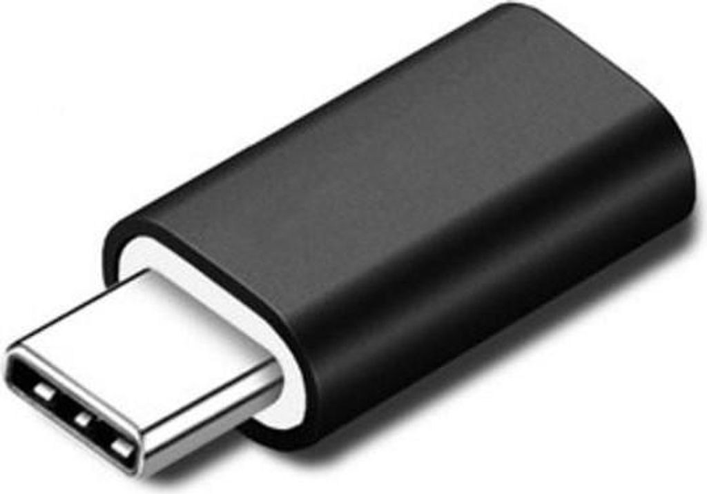 MicroConnect Lightning Buchse - USB-C Adapter Schwarz