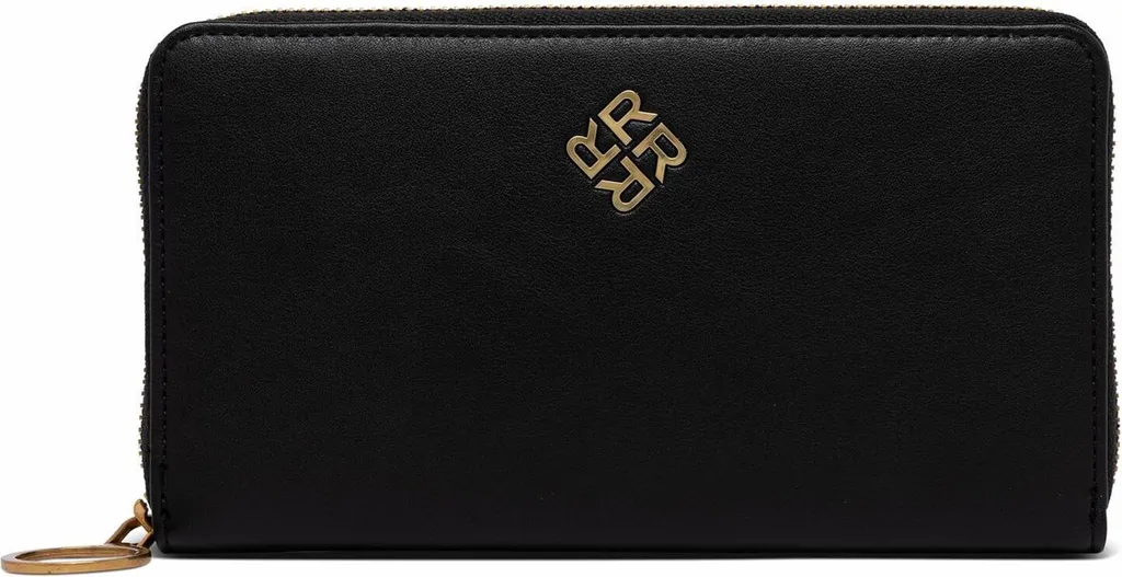 Portafoglio REPLAY Nero Zip Around - Accessorio Uomo Elegante Black