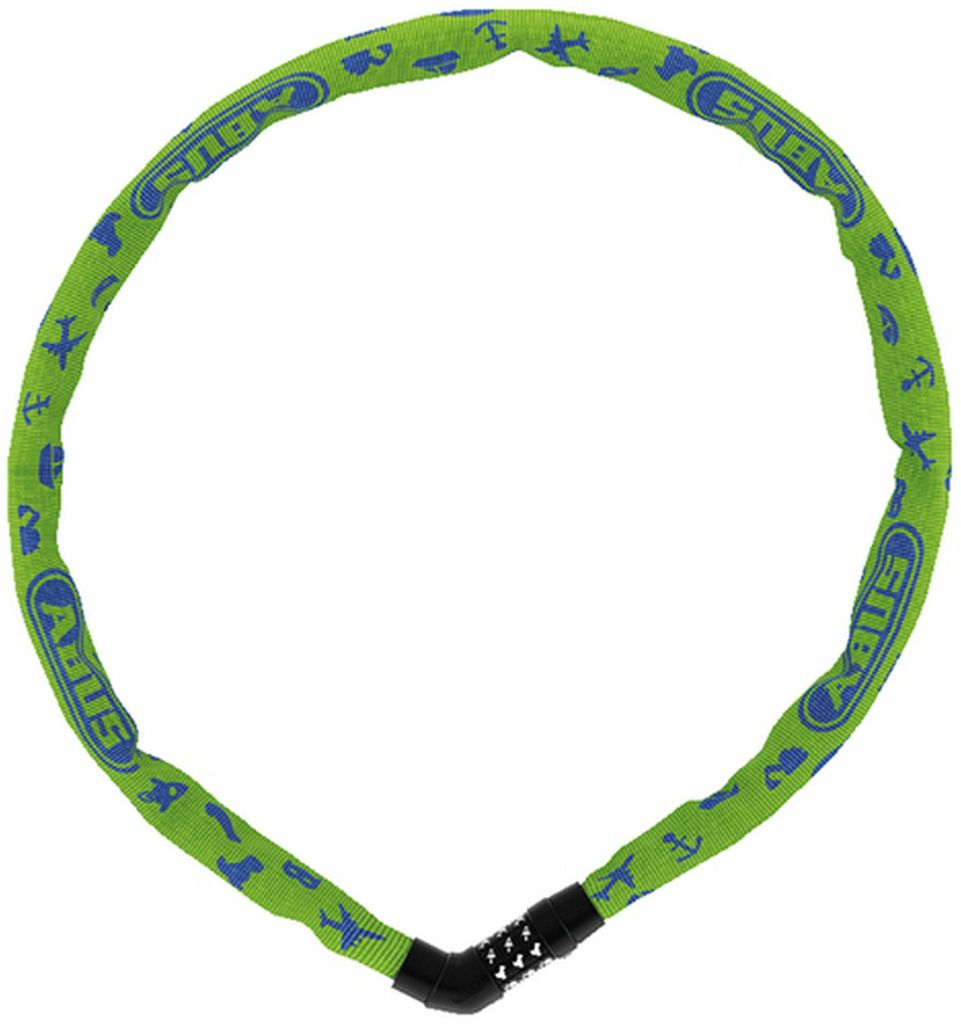 ABUS Steel-O-Chain, káblový zámok, Zelená, Oceľ, 750 mm, Obrázok produktu 