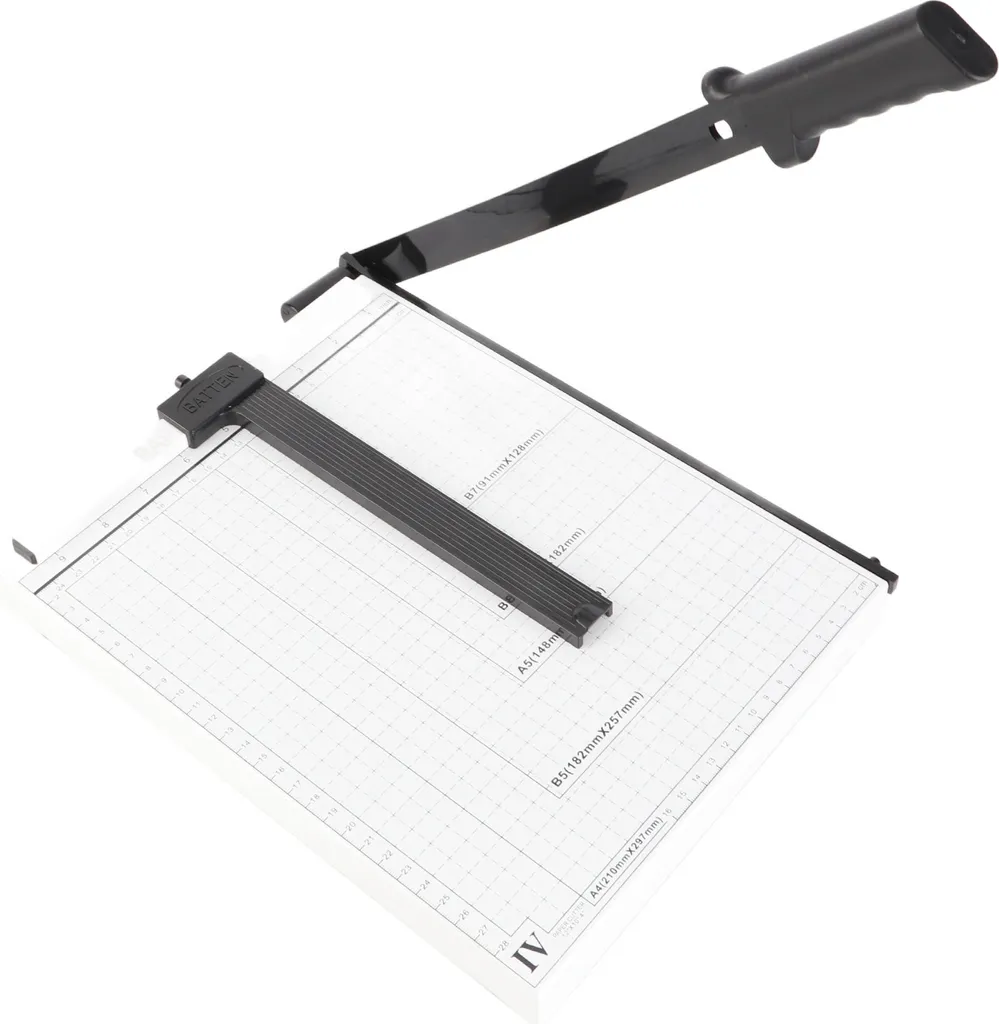 Coupe-papier manuel A4 en acier haute précision pour bureau et école