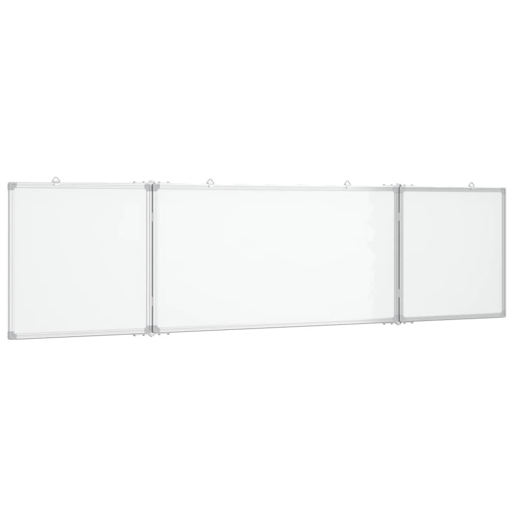 vidaXL Magnetisches Whiteboard Klappbar 200x50x1,7 cm Produktbild 