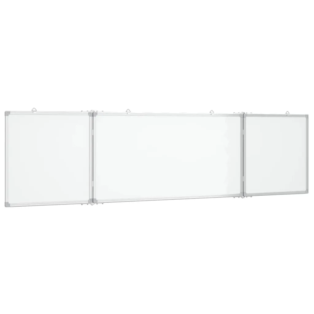 vidaXL Lavagna Bianca Magnetica 200x50cm Pieghevole per Home Office