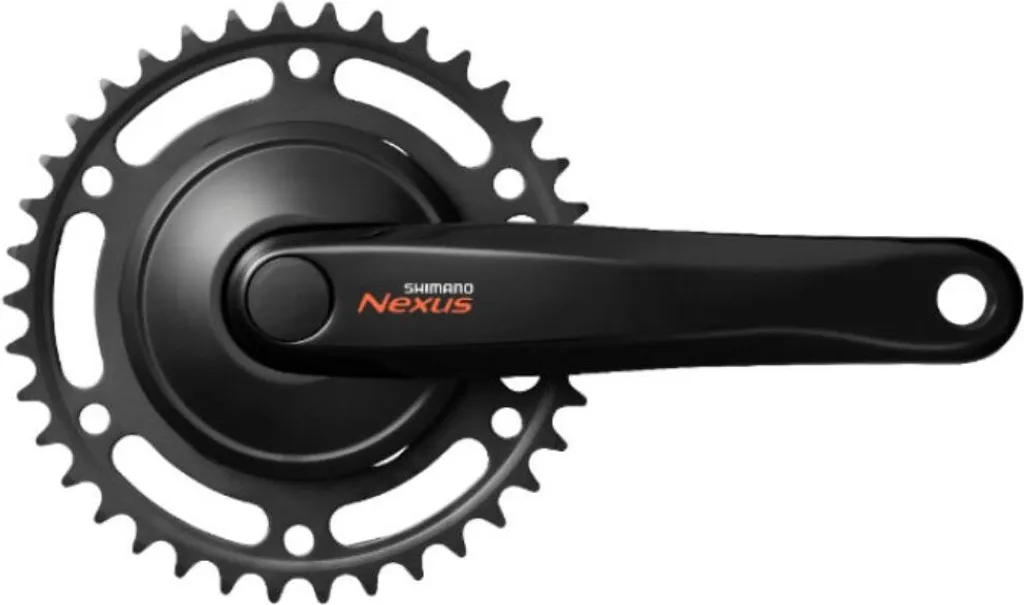 Shimano Nexus FC-C6000 Pédalier Robuste et Fluide avec Manivelles Noires