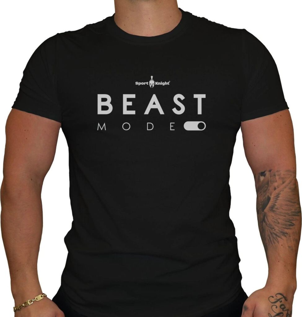 Sport-Knight Herren Fitness T-Shirt "Beast Mode On"