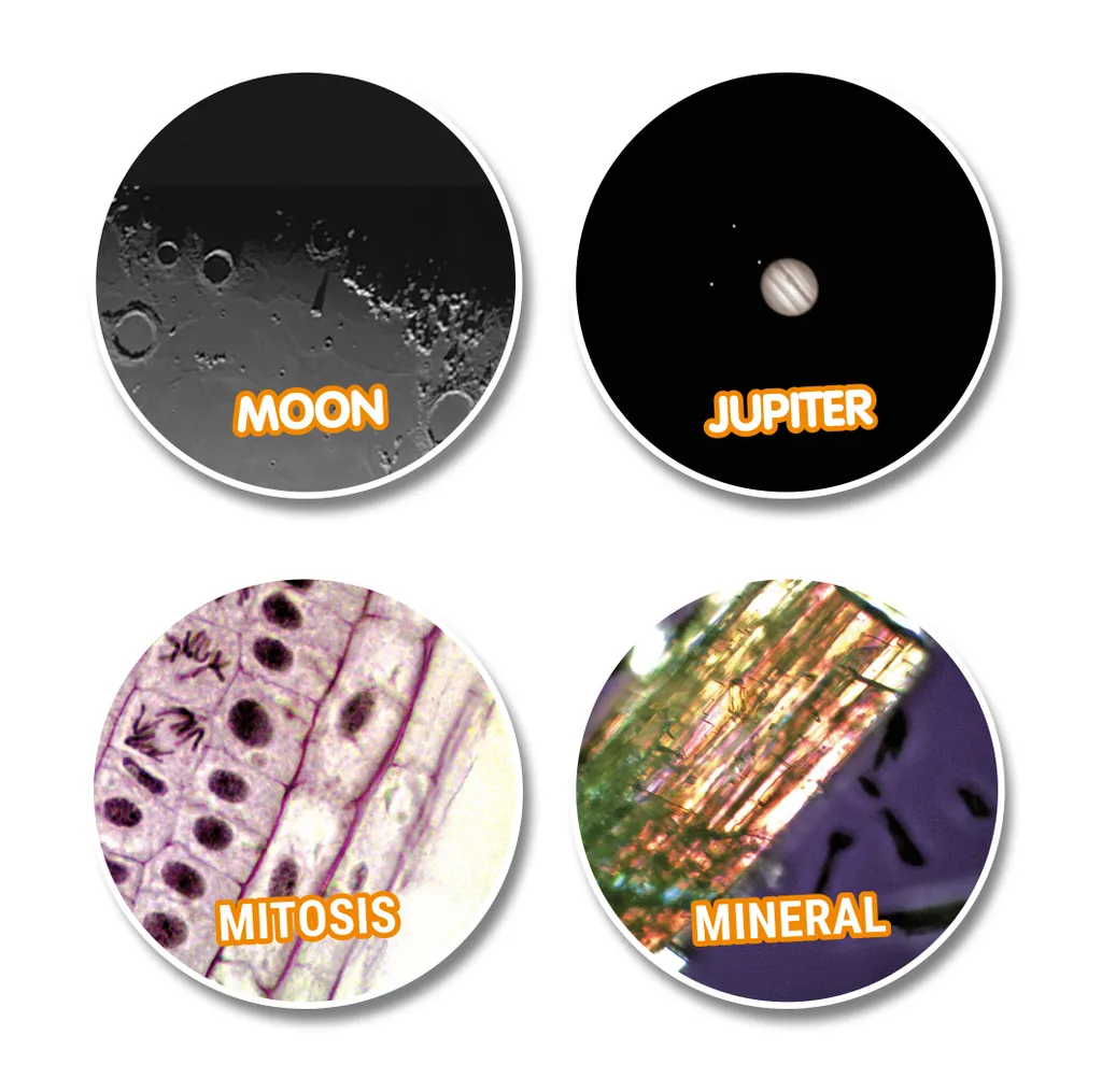 Kit Télescope et Microscope National Geographic : Éveil aux Sciences
