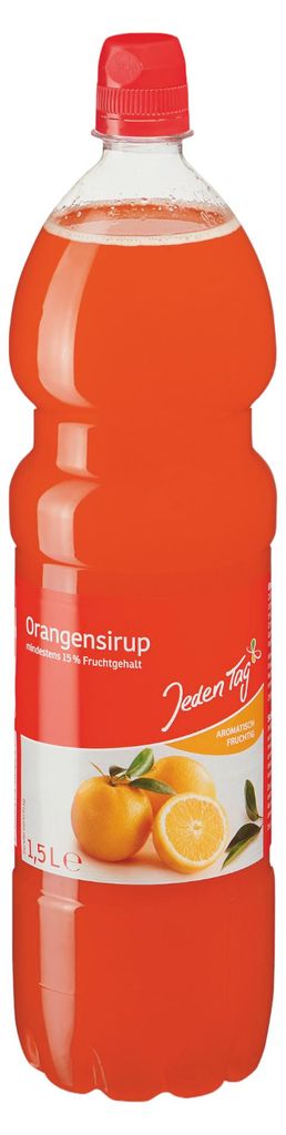 Orangensirup 1500ml von Jeden Tag Produktbild 