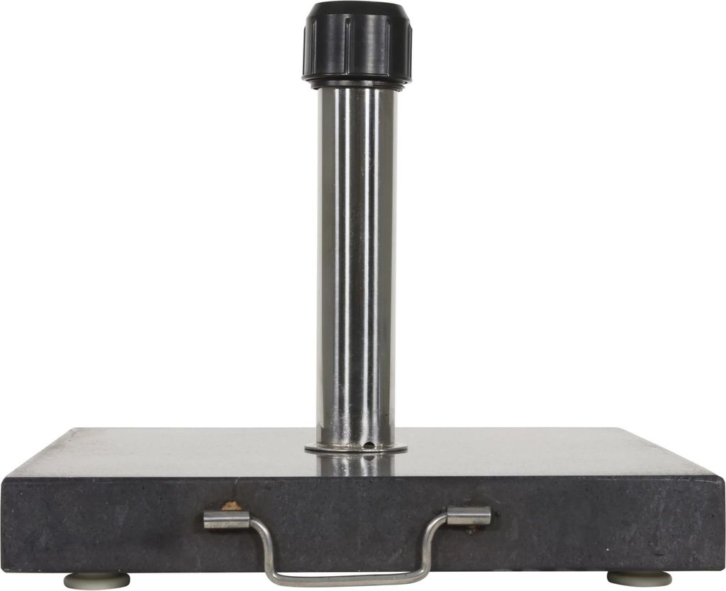 Sonnenschirmständer Granit Quadratisch - 45x45cm - 35kg - Anthrazit