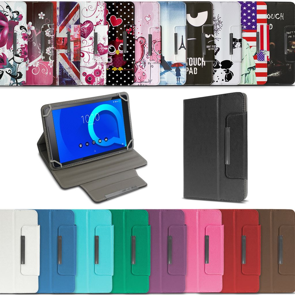 Tablet Tasche für Alcatel 1T 10 Schutz Hülle Schutzhülle Tab Case 10.1' Cover, Farbe:Motiv 11