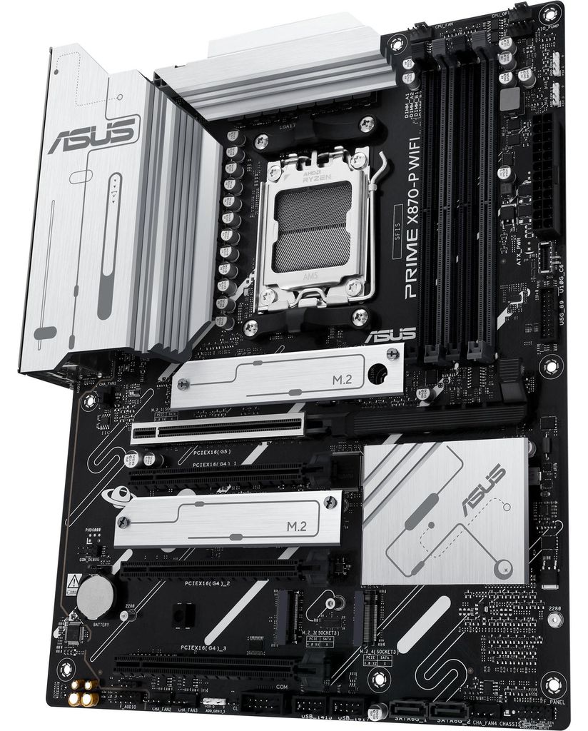 ASUS Prime X870-P WIFI, AMD, Sockel AM5, AMD Ryzen 7000 Produktbild 