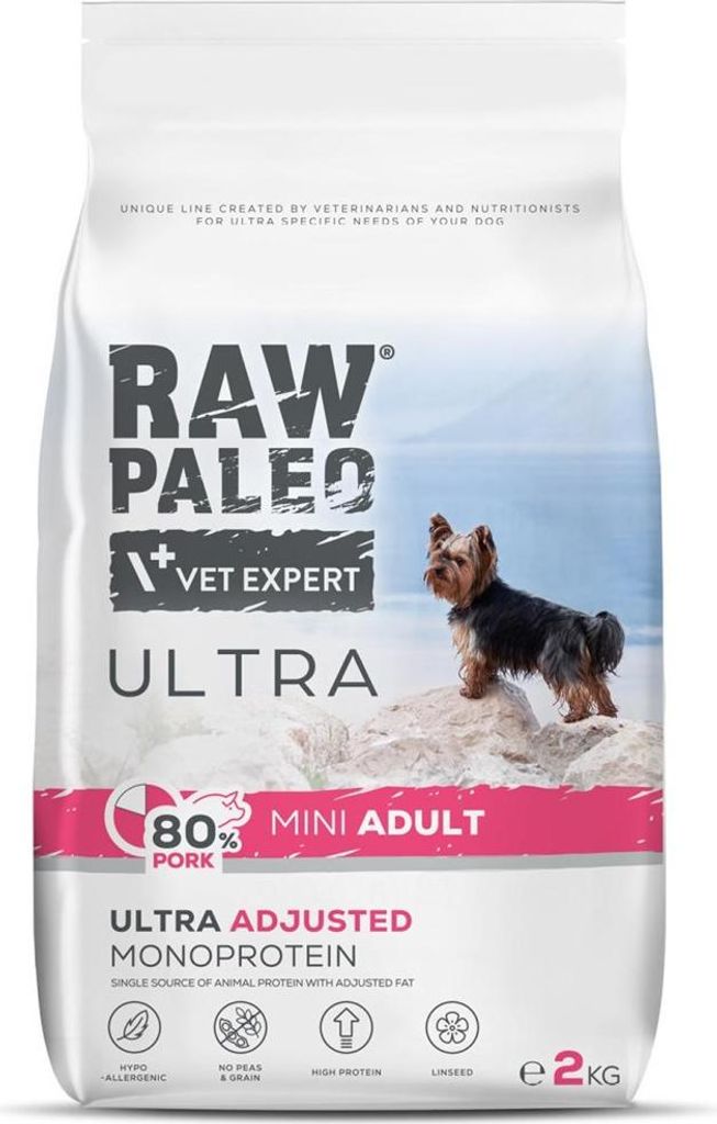 Raw Paleo Ultra Maiale Mini Adulti 2 kg Immagine del prodotto 