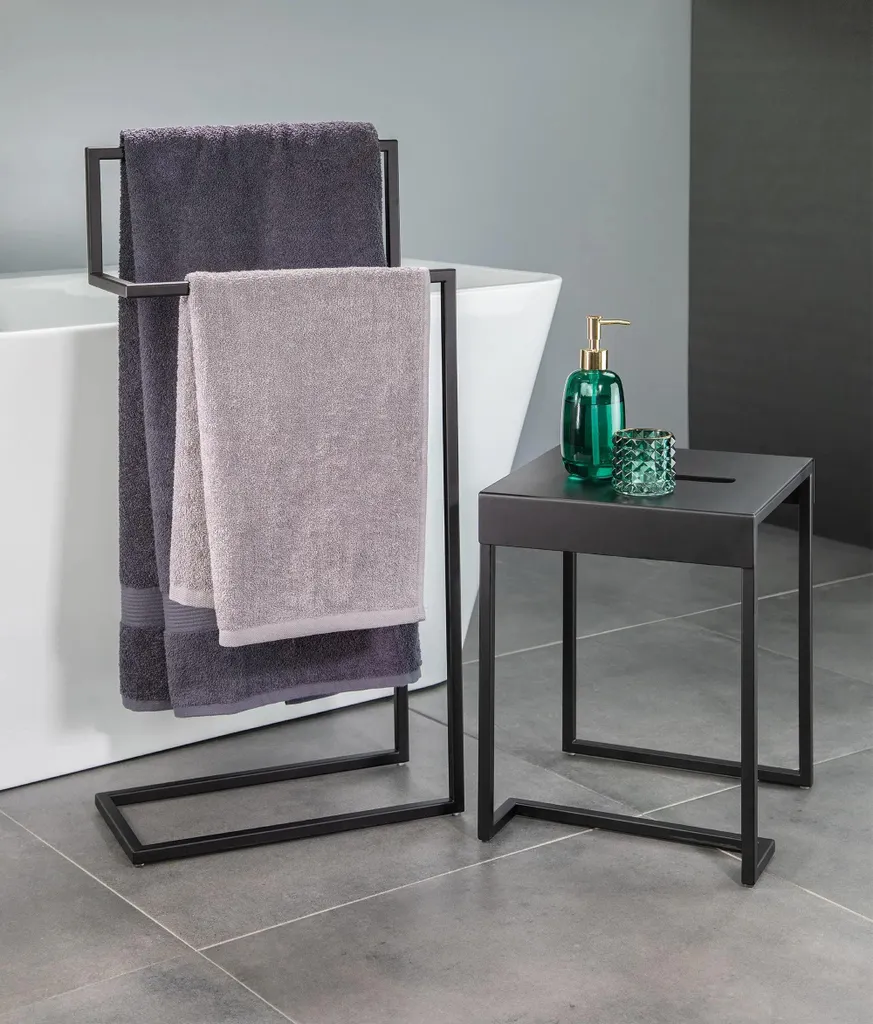 Design Mokko Nero double support noir - Solution gain de place pour TV