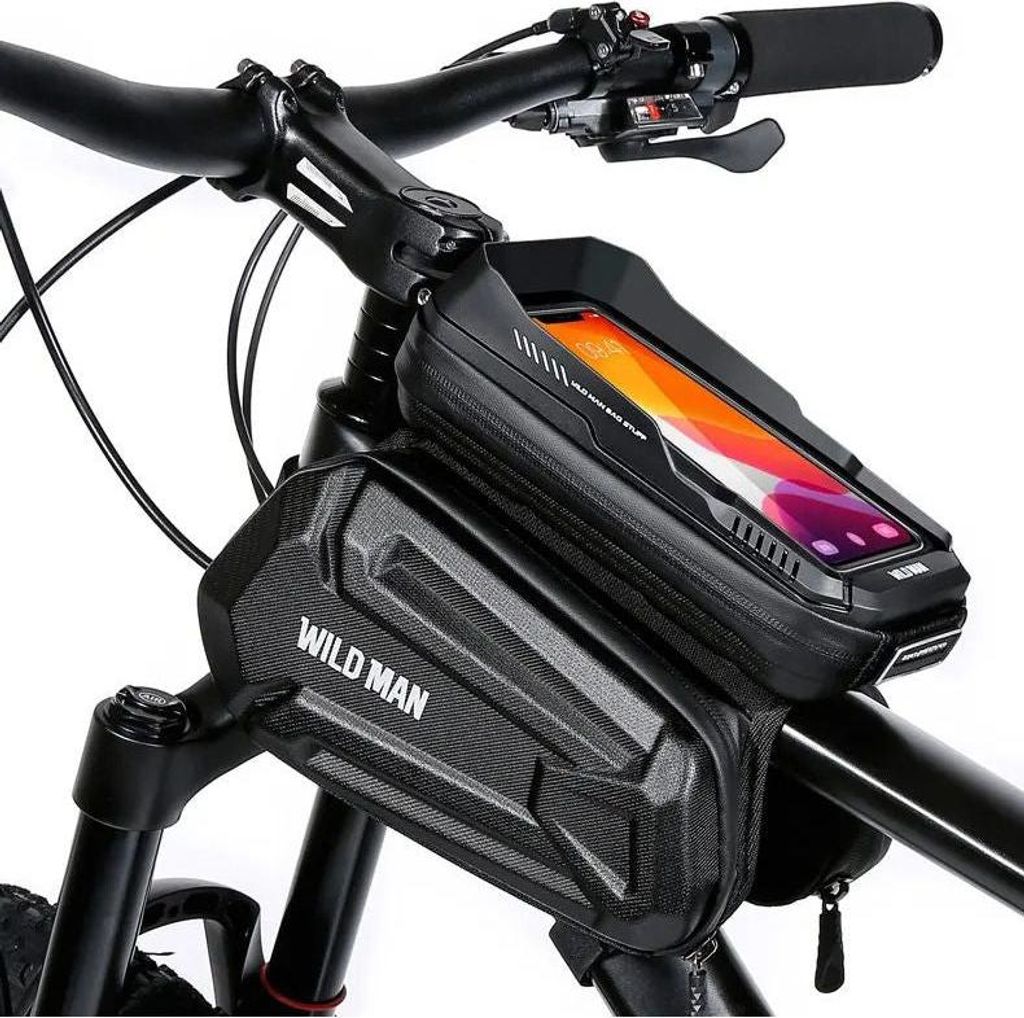 Fahrradhalterung, Rahmentasche Wildman XT6, Schwarz Produktbild 