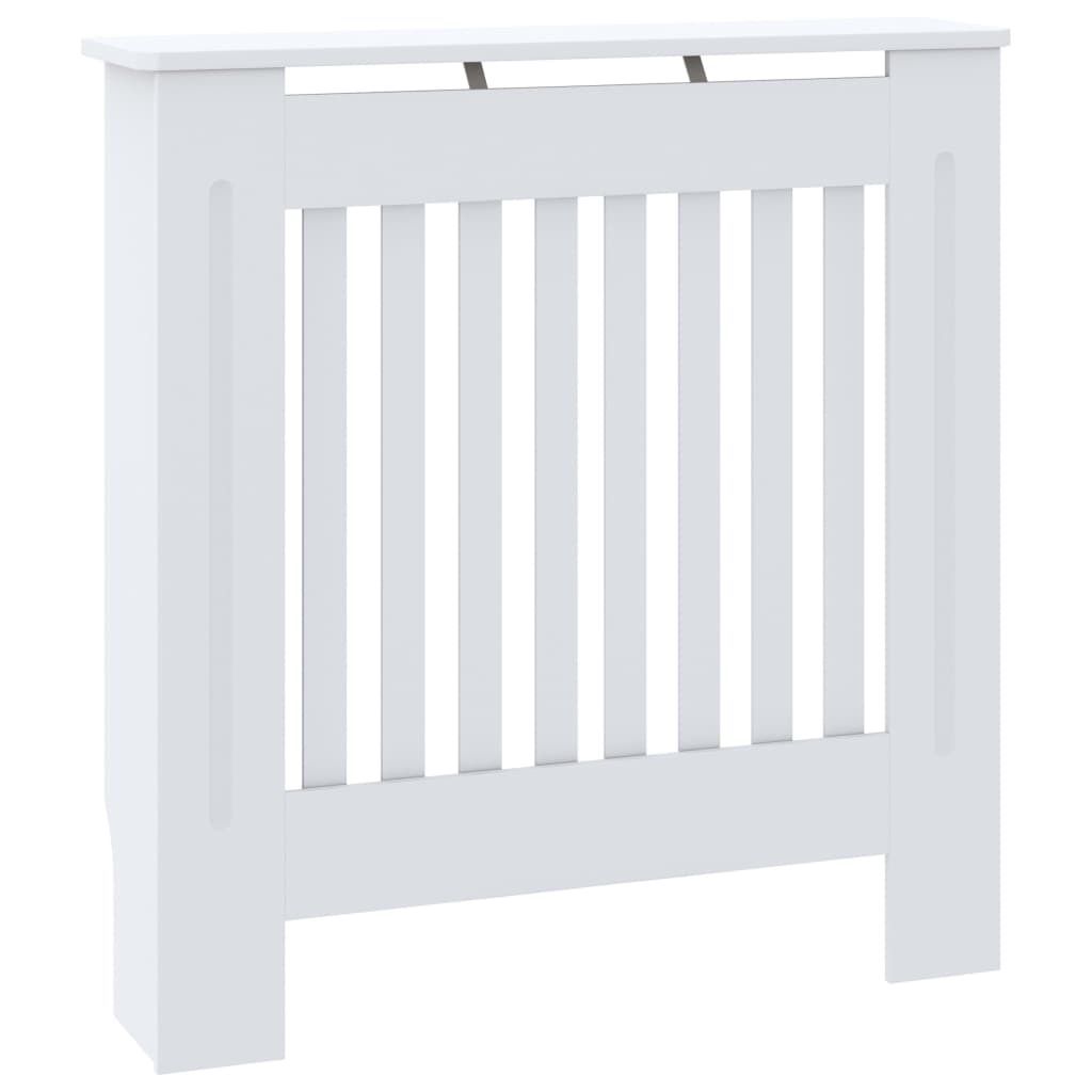 vidaXL Panele grzejnikowe MDF białe 78 cm Zdjęcie produktu 